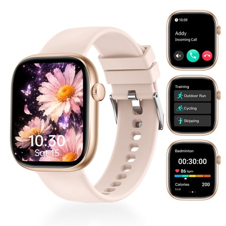 Smart Watches with Bluetooth Calls Answer/Make Calls, 1.83'' for Women 120+ Sports Modes, 10 Days Standby, IP68 resistant Fitness Tracker for Android iPhone