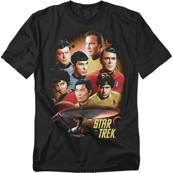 Star Trek Men's Heart Of The Enterprise T-shirt X-Large Black