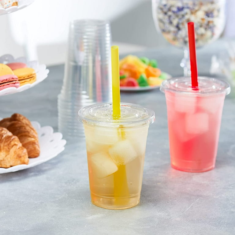 20 oz plastic ice tea tumblers Tumbler w/ Straw