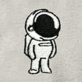 thumbnail image 2 of Dalix Astronaut Embroidered Fleece Zip Washed Hoodie Cold Fall Winter Women in Bone L Large, 2 of 5
