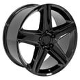thumbnail image 4 of 20 inch Rim fits 99-18 Jeep Grand Cherokee Gloss Black Aluminum Wheel Direct Fit, 4 of 6