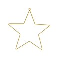 thumbnail image 1 of Anillo de estrellas de Metal de hierro forjado Diy, marco de corona de alambre de estrellas, anillos de macramé para atrapasueños hecho a mano, regalo de Año Nuevo, 1 of 5