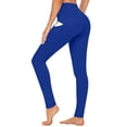 thumbnail image 5 of JnLxul Leggings for Women Casual Workout High Waisted Slim Stretchy Tights Yoga Pants with Pockets for Outdoor Running(3X-Large,Blue), 5 of 8