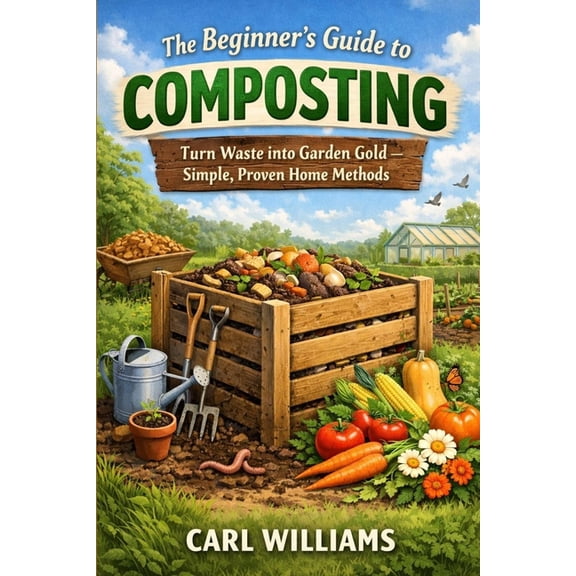 The Beginner's Guide to Composting: Turn Waste into Garden Gold - Simple, Proven Home Methods, (Paperback)