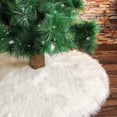 thumbnail image 1 of Falda para árbol de Navidad LAVENSA Home, pelo grueso blanco como la nieve, 78 cm, 1 of 6