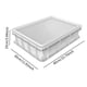 thumbnail image 2 of Caja y Tapa Versátiles para Levar Masa. Recipiente Multiusos para Fermentación y Almacenamiento de Masa de Pizza, Pasteles y Repostería., 2 of 5
