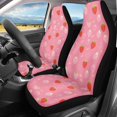 thumbnail image 2 of POLERO Strawberry Pattern Front Seat Cover for Men, 2pcs Vehicle Seat Covers Breathable Washable Car Seat Cover, 2 of 13