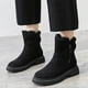 thumbnail image 2 of Zapatos de mujer botas de nieve Gaobang de suela plana con terciopelo para mantener el calor, zapatos para correr, botas de vaquero, 2 of 4