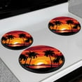 thumbnail image 7 of Gas Stove Burner Cover,Electric Stove Top Protector,Easy to Clean,Tropical Beach Sunset with Palm Trees, 7 of 7