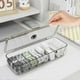 thumbnail image 2 of Clamshell Design Storage Data Cable Storage Box Transparent, 2 of 5
