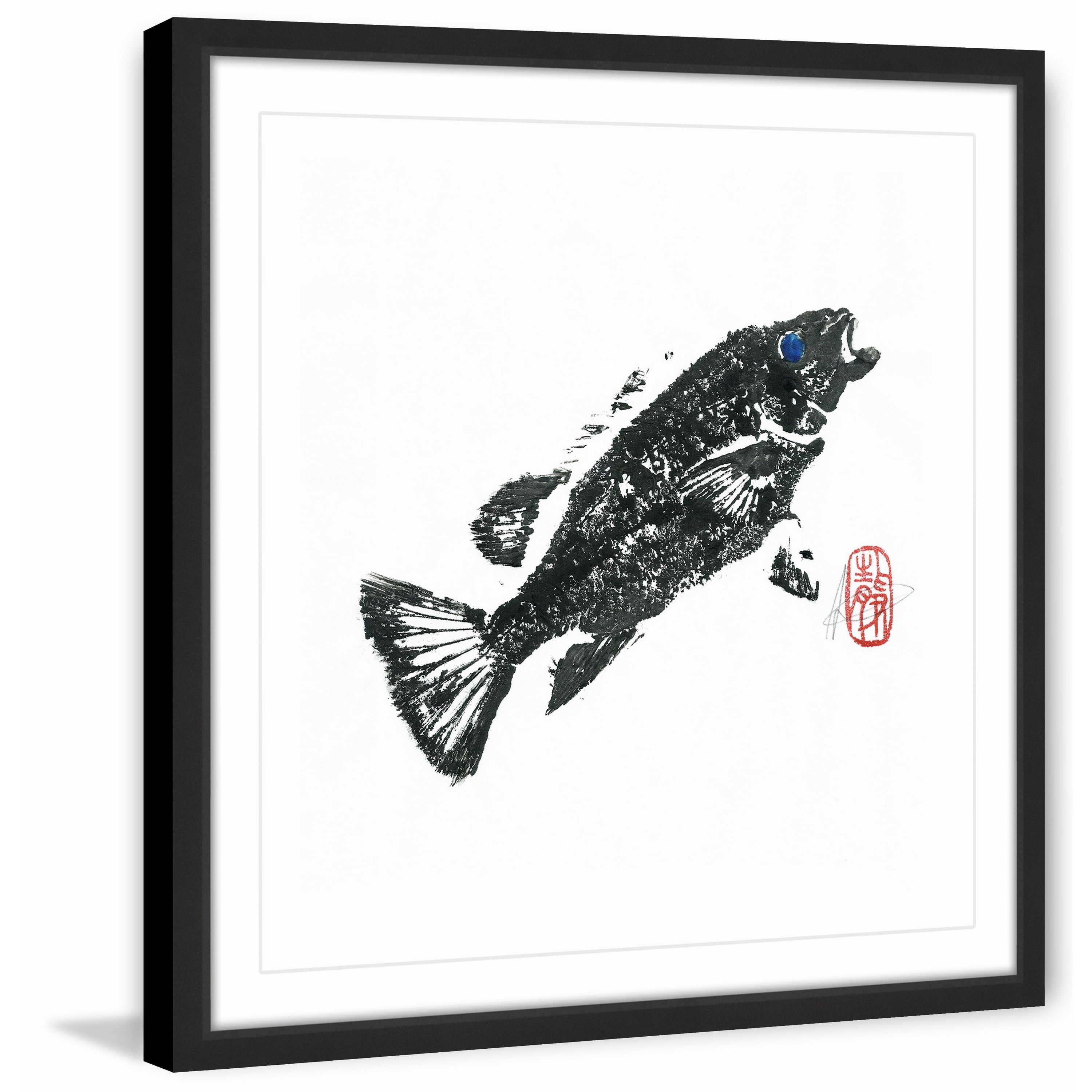 "Always Looking Up" Framed Painting Print