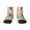 1 Black, variant on Floral Cowboy Boots Pattern Quarter Crew Socks,Toe Seamed Ankle Socks,Cotton Cushioned Breathable Athletic Crew Sports Socks