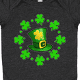 thumbnail image 4 of Inktastic St. Patricks Day shamrocks and hat Boys or Girls Baby Bodysuit, 4 of 5