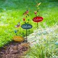 thumbnail image 2 of Meadowcreek 8050849 42 in. Iron Welcome with Bell Outdoor Garden Stake, Assorted Color - Pack of 12, 2 of 2