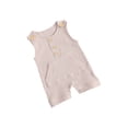 thumbnail image 2 of xiaxaixu Infant's Romper, Newborn's Sleeveless Shoulder Button Ribbed Jumpsuit, 2 of 6