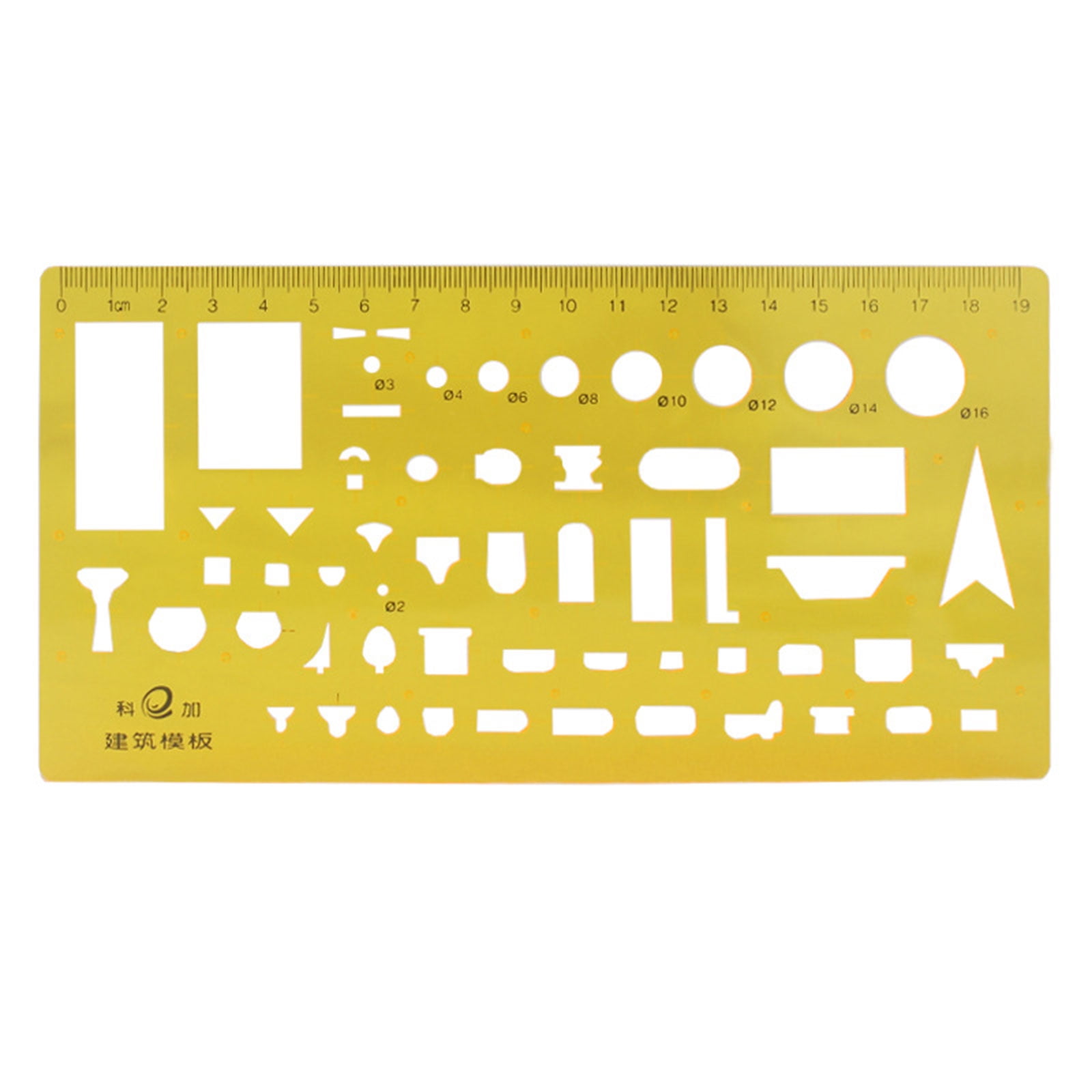 HOTYA Practical Plastic Measuring Templates Building Formwork Stencils Geometric Furniture