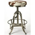 thumbnail image 5 of Home Square 3 Piece  Adjustable Bar Stool Set in Brown and Silver, 5 of 5