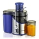 thumbnail image 1 of Máquinas Exprimidoras Juilist Extractor De Exprimidor De Boca Ancha De 3 "Para Verduras Y Frutas Con Ajuste De 3 Velocidades Motor De 400 W Fácil De Limpiar Azul, 1 of 5