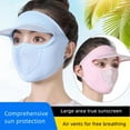 thumbnail image 2 of Thin Breathable Sunscreen Full Face Mask Summer UV Cycling Hat>`~, 2 of 9