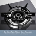 thumbnail image 3 of OFFIGAM 1Pcs Practical Gas Stove Rack Deformation Prevention Iron Stove Support for Restaurants, 3 of 7