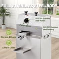 thumbnail image 6 of EastVita Sugarcane Juicer, 800W Sugarcane Juicer with 3 Stainless Steel Drums, 2.4-inch Large Inlet, Wheeled Sugarcane Juicer, 661LBS/H, Suitable for Home/Commercial Use, 6 of 7