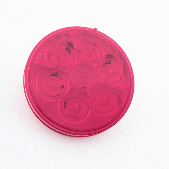 Peterson 817R7 LumenX Grommet Mount Red 4" Round LED Stop Turn Tail Light