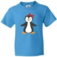 thumbnail image 3 of Inktastic Cute Penguin, Little Penguin, Penguin with Bow Youth T-Shirt, 3 of 5