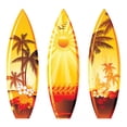 thumbnail image 2 of 3 Surf Boards Wall Decal by Wallmonkeys Peel and Stick Graphic (36 in W x 35 in H) WM333535, 2 of 4