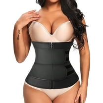 COMFREE Neoprene Sauna Waist Trainer Corset Sweat for Women Body Shaper Compression Trimmer Workout Shapewear