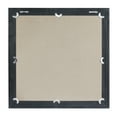 thumbnail image 4 of Stonebriar 20" x 20" Black Modern Square Wood Chevron Wall Mirror, 4 of 7