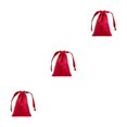 thumbnail image 2 of Youkk Sacs de Bijoux Super Doux Solution de Stockage Doit Facile à Cordon Sacs Rouges 3Set, 2 of 6