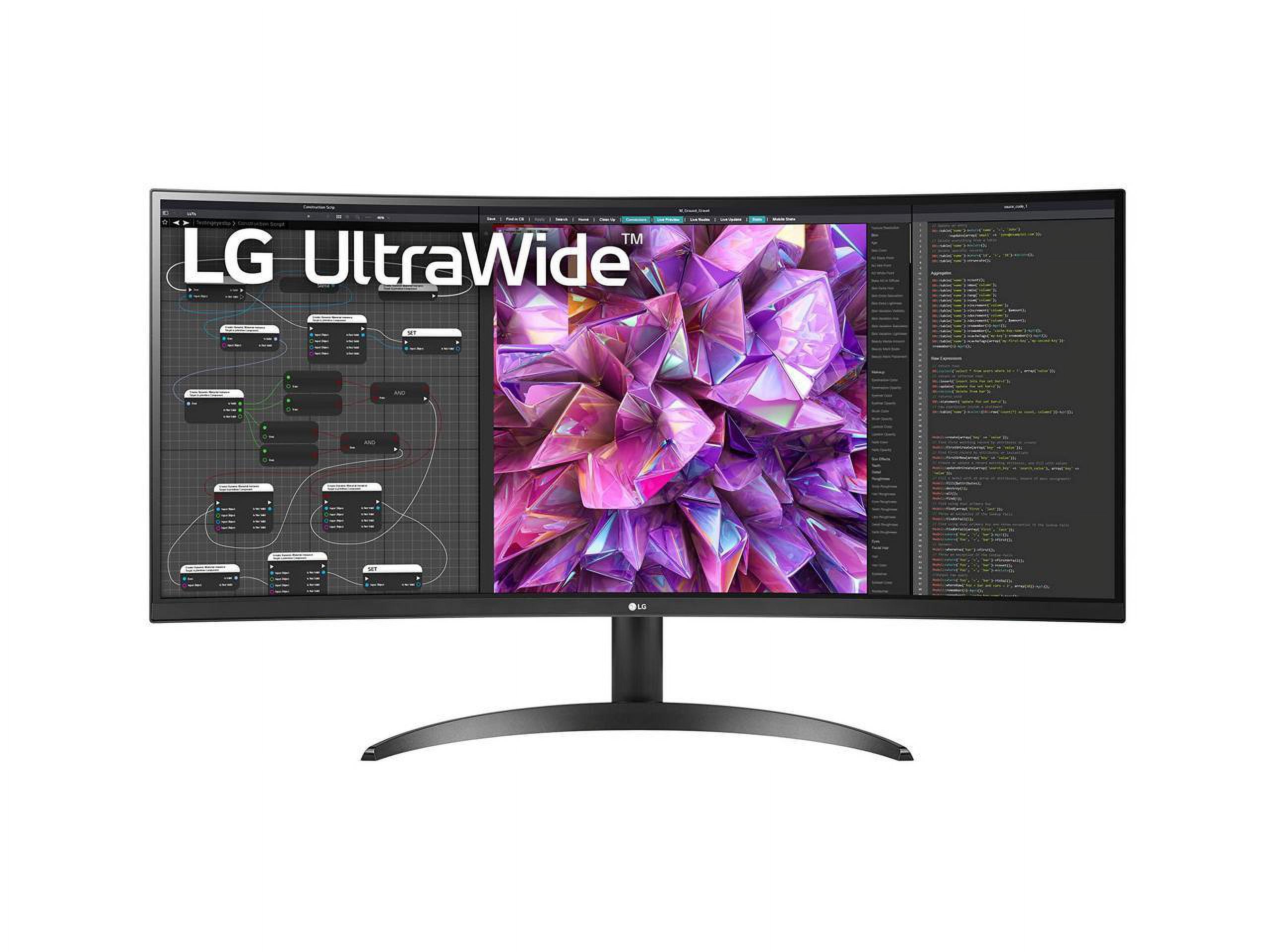 LG 34BQ60QC-B 34" UW-QHD 3440x1440 Curved Screen LCD IPS Monitor