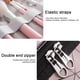 thumbnail image 4 of 1 bolsa de maquillaje de doble capa de mármol, bolsa de maquillaje portátil, bolsa de maquillaje impermeable para baño, disponible en negro, 4 of 5