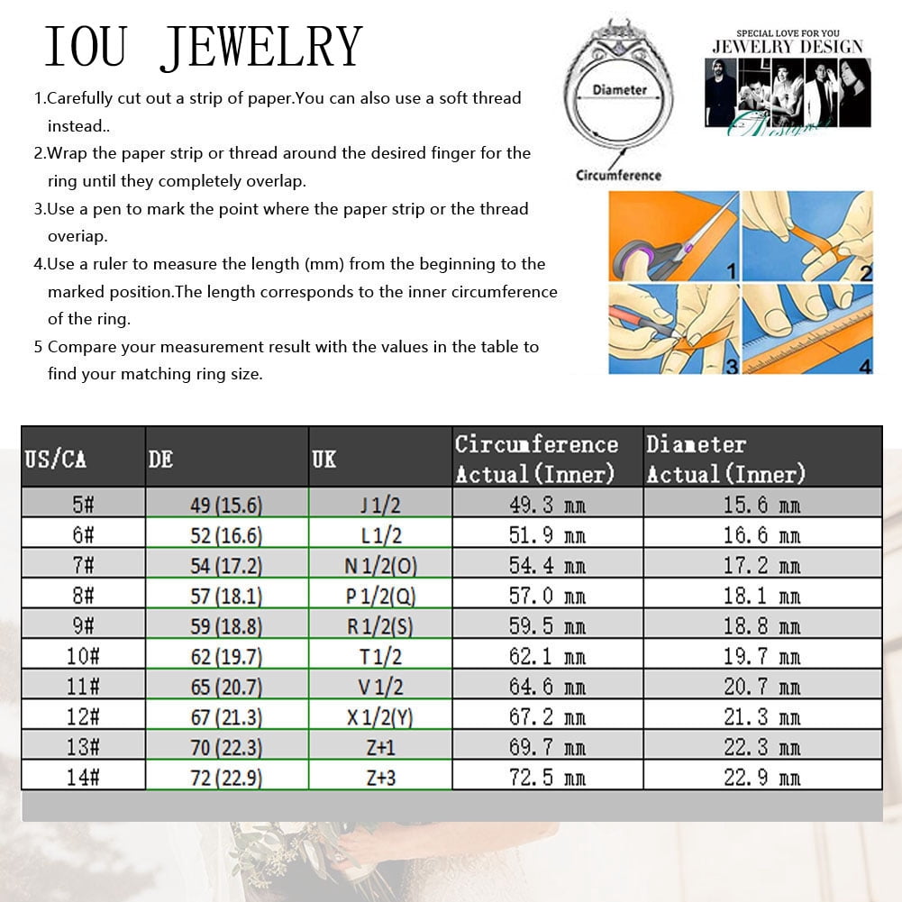3pc Couples Wedding Ring Sets His And Hers Women Sterling Silver Blue Moissanite and men Wedding Bands Together With Ring Gift Jewelry Box