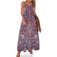 thumbnail image 1 of Vestido sin mangas con estampado de alfombra persa central de Kashan Falda de verano, 1 of 7