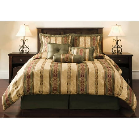 Mainstays King Dakota Comforter Set 7 Piece Walmart Com