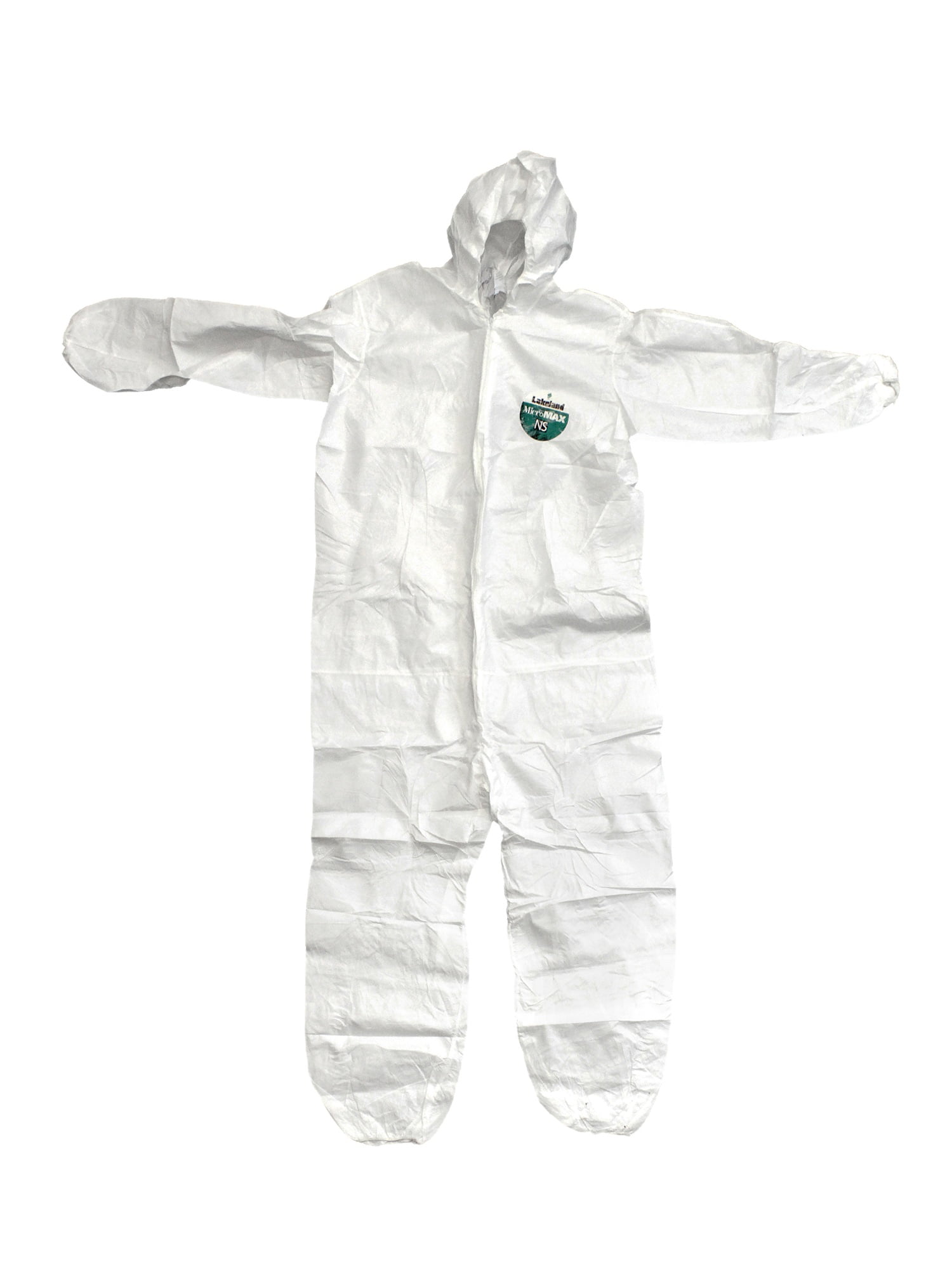 White 2X-Large Pack of 1 Lakeland MicroMax NS Microporous General Purpose Disposable Coverall with Hood and Boots 