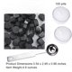 thumbnail image 4 of SELLERING WAX WAX Sello Beads DIY WEY Sello de cera Kit de sello Fácil de usar y limpiar Decoración Artesanías de regalos con lustre vintage estrella negra Inevent HA047891-24, 4 of 4