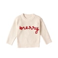 thumbnail image 3 of SILVERCELL 6M-4T Toddler Baby Boy Girl Ugly Christmas Sweater Letter Pattern "Merry" Christmas Knitted Pullover Sweaters, 3 of 9