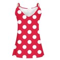thumbnail image 5 of Babysbule Womens Summer Tank Tops Women's Sleeveless Polka Dots V Neck Pullover Suspenders Vest, 5 of 6