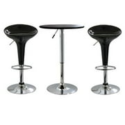 Amerihome BSSET2 3 Piece Adjustable Bar Set