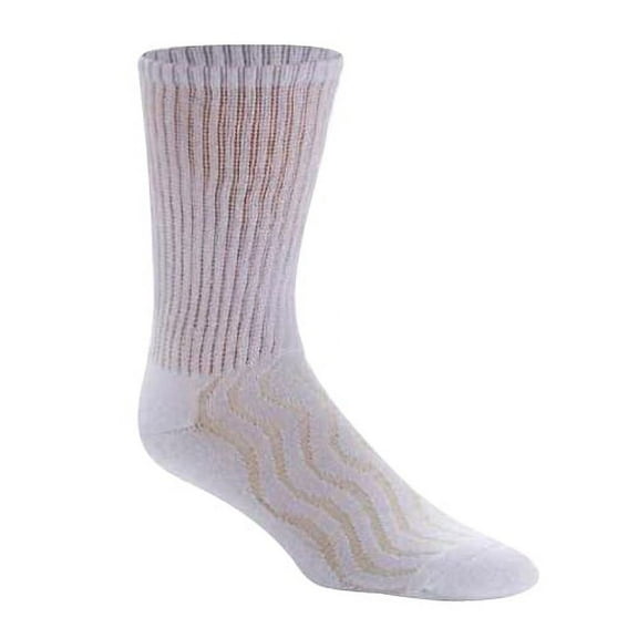 Md Diabetic Seamless Toe Crew Socks, Large, Unisex - 1 Pr