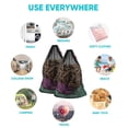 thumbnail image 2 of Meeall Bolsa de malla para la colada, resistente con cordón, para universidad, dormitorio, viajes, familia y apartamentos, 24 x 36 pulgadas, paquete de 2, color negro, 2 of 5