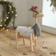 thumbnail image 1 of Fiudx Ofertas relámpago del día, solo en línea Adornos navideños de ciervos, adornos de bricolaje, decoración de escenas festivas, pequeños adornos de ciervos de madera maciza, 1 of 7