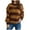 Brown, variant on Ltctricy Women's Fall Sweater Winter Warm Soft Knitted Loose Pullover Tops Casual Striped Comfy Crewneck Shirts