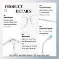 thumbnail image 4 of Unisex Blue Light Blocking Glasses for Computer Phone Digital Screen Reduce Reduce Headache & Anti Eye Fatigue, 4 of 5