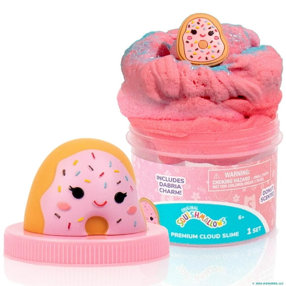 Original Squishmallow Dabria The Donut Premium Cloud Slime Donut-Scented Party Favors for Kids 8-12 Girl Toys 8-10 Years Old Slime Kit for Girls Ages 8-12 Slime for Kids