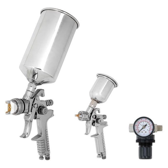 TradesPro 3 Pc. Hvlp Paint Spray Gun Set - 837234