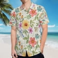 thumbnail image 5 of High Quality Hawaiian Shirts for Men Short Sleeve Aloha Beach Shirt Floral Summer Casual Button Down Shirts Blouses 4RHTL9, 5 of 7