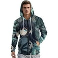 thumbnail image 2 of Demon Slayer Tokito Muichiro Jacket Casual Oversized Hoodie Stylish Zipper Hooded Sweatshirt Warm Loose Outerwear S, 2 of 8